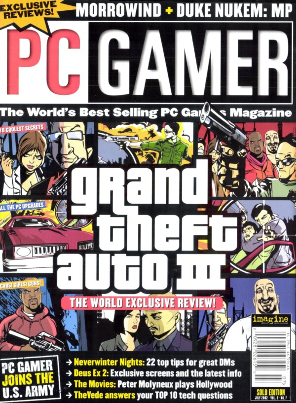 PC Gamer   099 (2002 07) cover